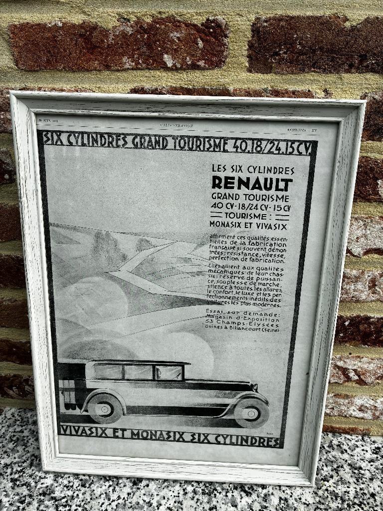 originele reclame peugeot 1928 ,oldtimer, Verzamelen, Merken en Reclamevoorwerpen, Zo goed als nieuw, Reclamebord, Ophalen of Verzenden