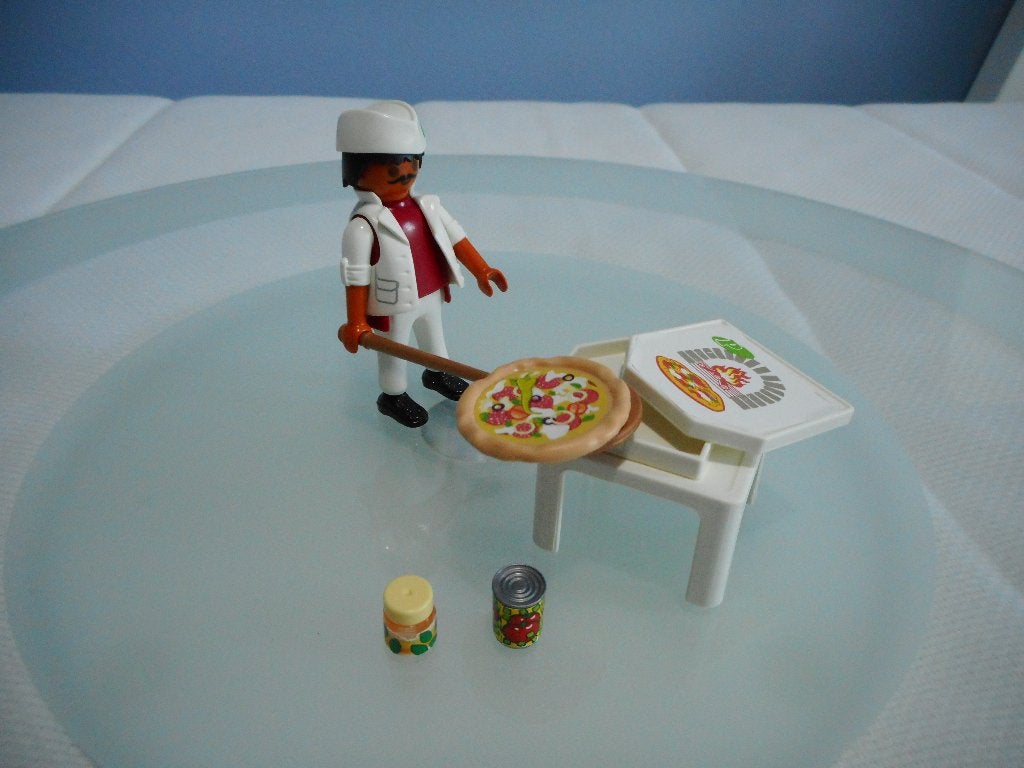 Playmobil 4766 - pizzabakker, Ophalen of Verzenden, Zo goed als nieuw, Complete set, Figuren