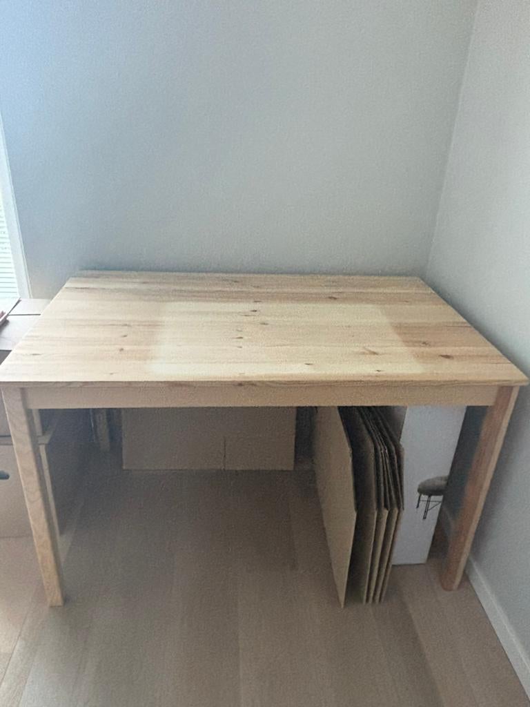 Bureau Ikea 120X75 grenen, Ophalen, Gebruikt, IKEA