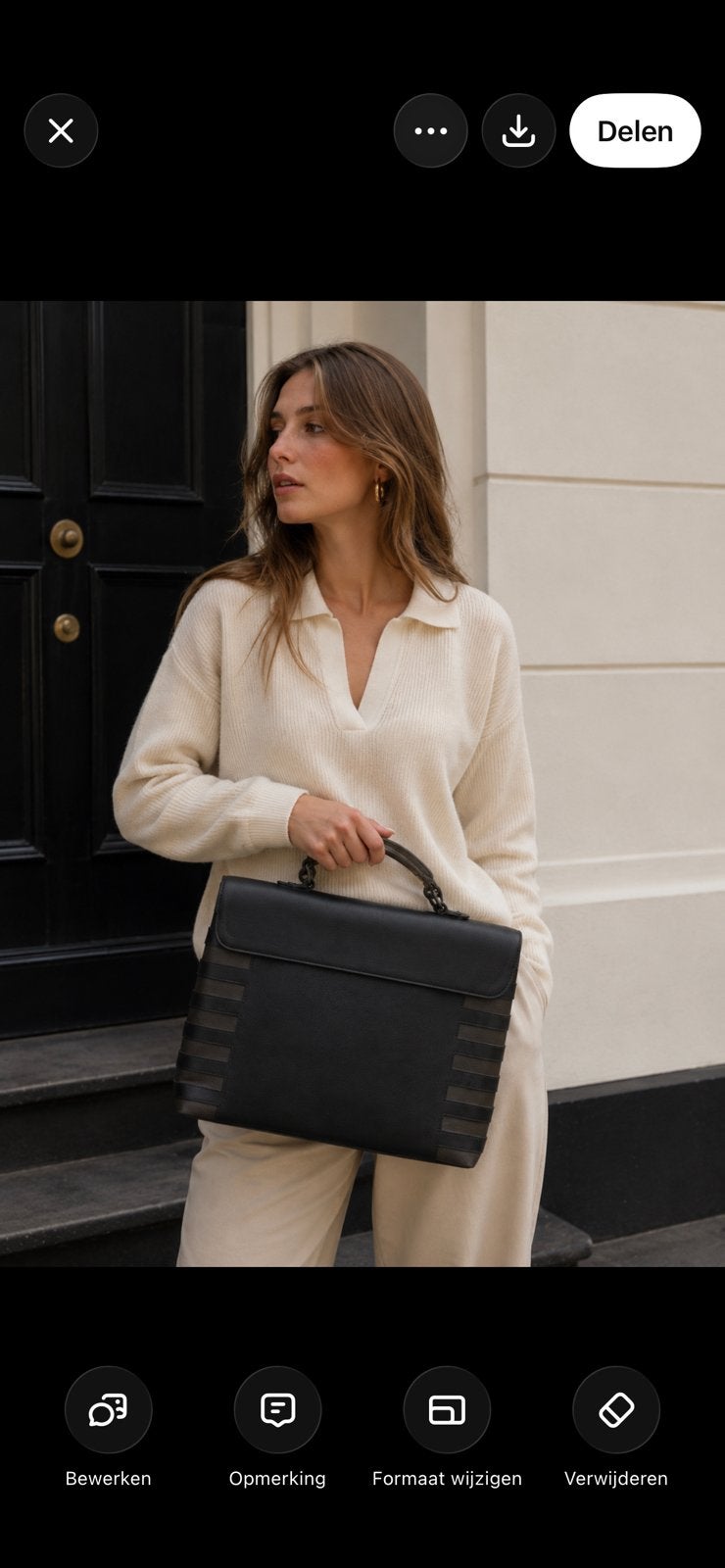 Delvaux akte tas, Handtassen en Accessoires, Verzenden, Zo goed als nieuw