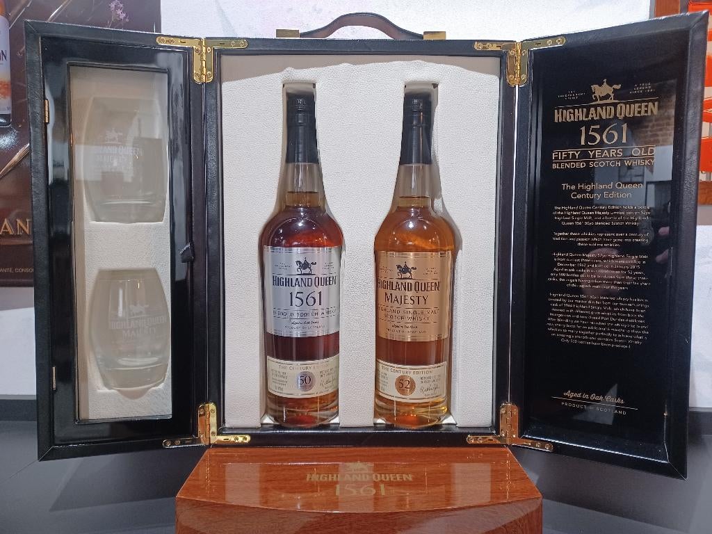 Whisky Highland Queen Century Edition - 50y & 52y  (nr4/500), Verzamelen, Ophalen of Verzenden