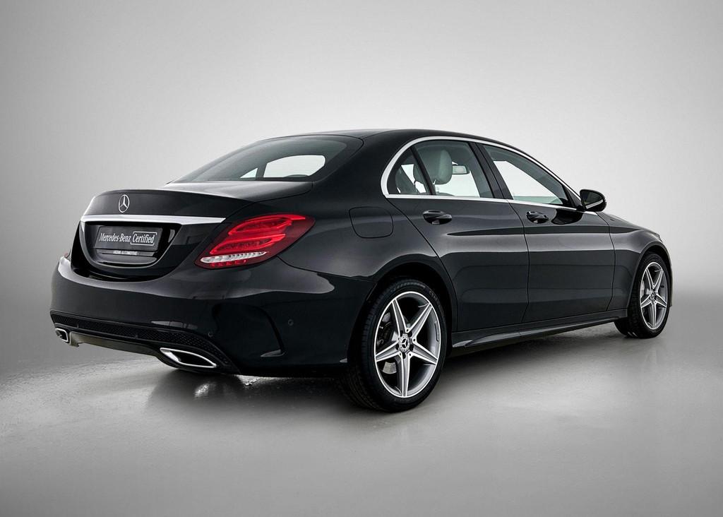 Mercedes-Benz C-klasse 180 d Berline AMG Line | Trekhaak | V, Auto's, Automaat, Achterwielaandrijving, Gebruikt, Euro 6
