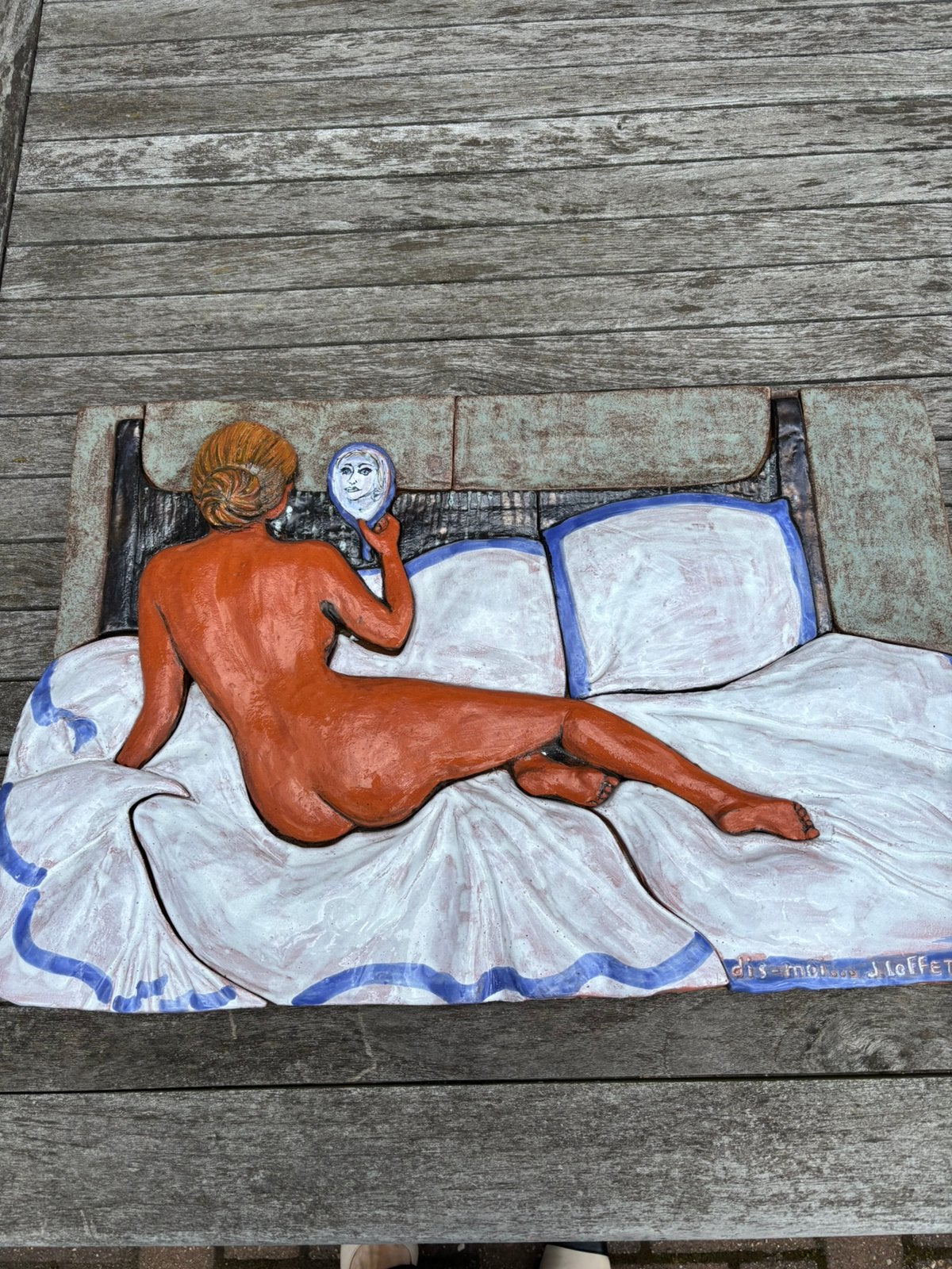 Uniek keramisch kunstwerk, Ophalen