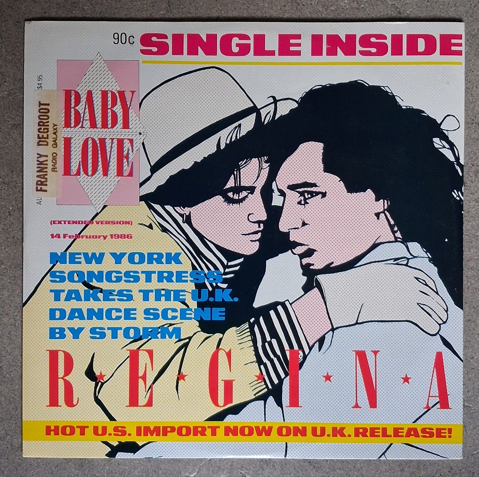 Regina: Baby Love (Extended Version) (12"), Originele persing, Ophalen of Verzenden