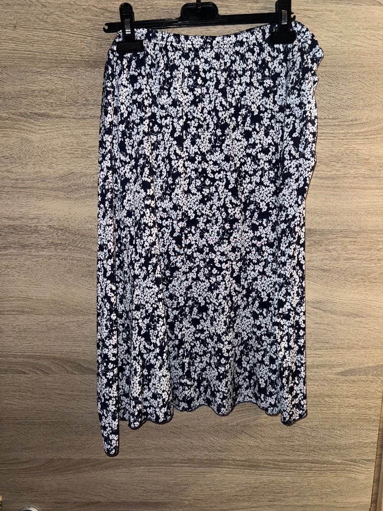 Jupe bleu marine à motifs blanc, Vêtements | Femmes, Grandes tailles, Enlèvement ou Envoi, Comme neuf, Bleu, Jupe