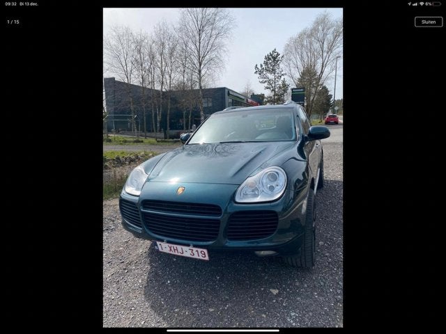 Porsche Cayenne 4.5 Turbo Lichte vracht, Auto's, Automaat, 8 cilinders, Leder, Overige kleuren