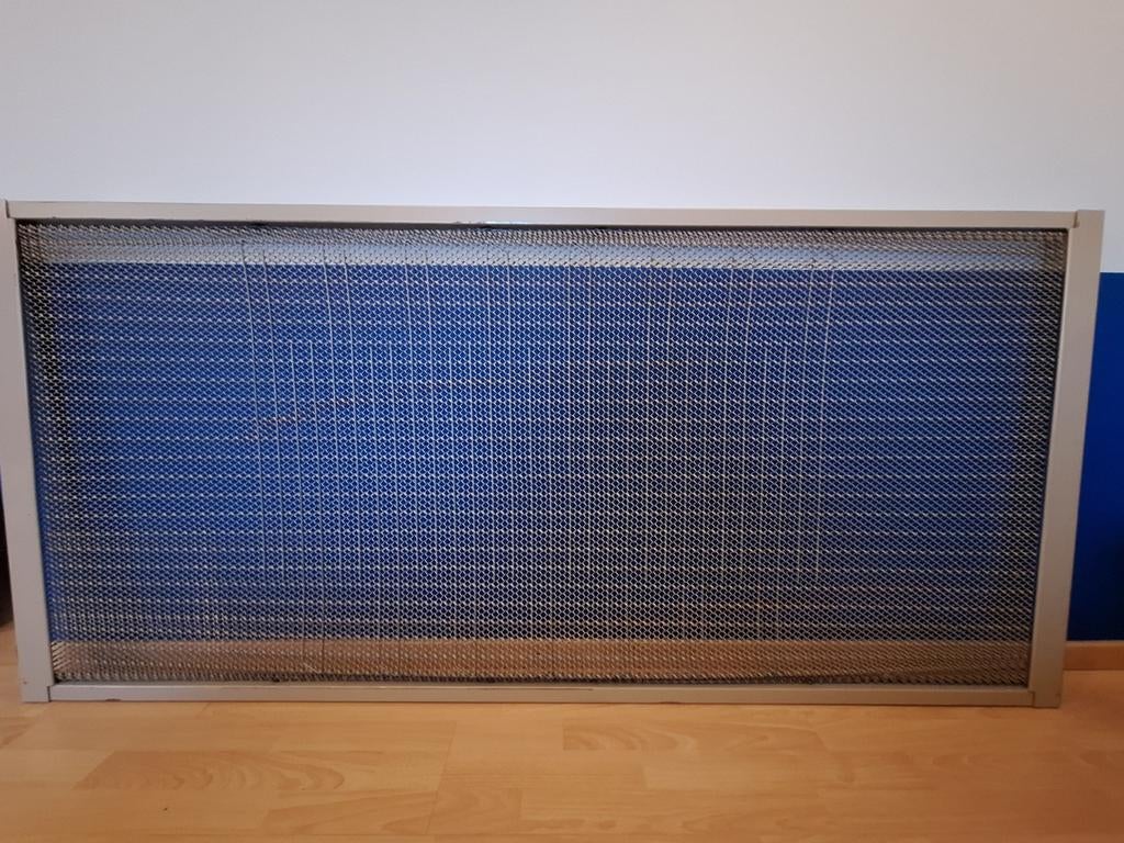 Rotan lattenbodem - gevlochten, metaal, vintage, Ophalen, Matras