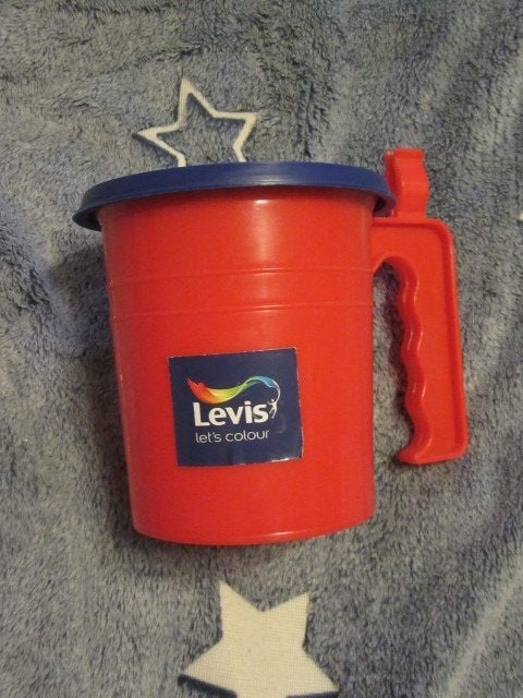 Beker Levis met deksel - verfbeker - nieuw, Minder dan 5 liter, Ophalen of Verzenden, Nieuw