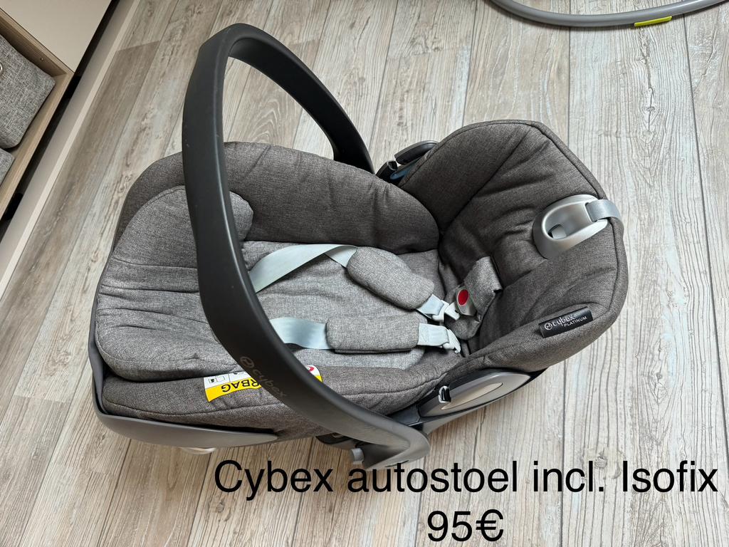 Cybex autostoel + isofix, Ophalen, Zo goed als nieuw, Isofix