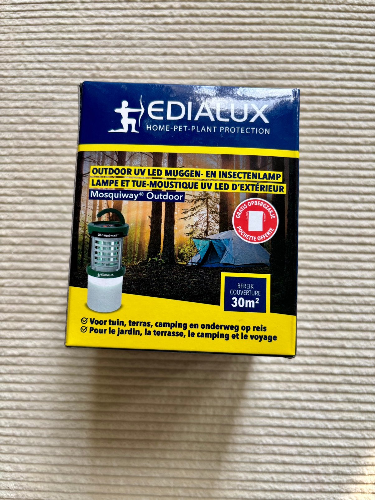 USB-oplaadbare UV-muggenverdelger + lamp Nieuw, Ophalen of Verzenden, Nieuw