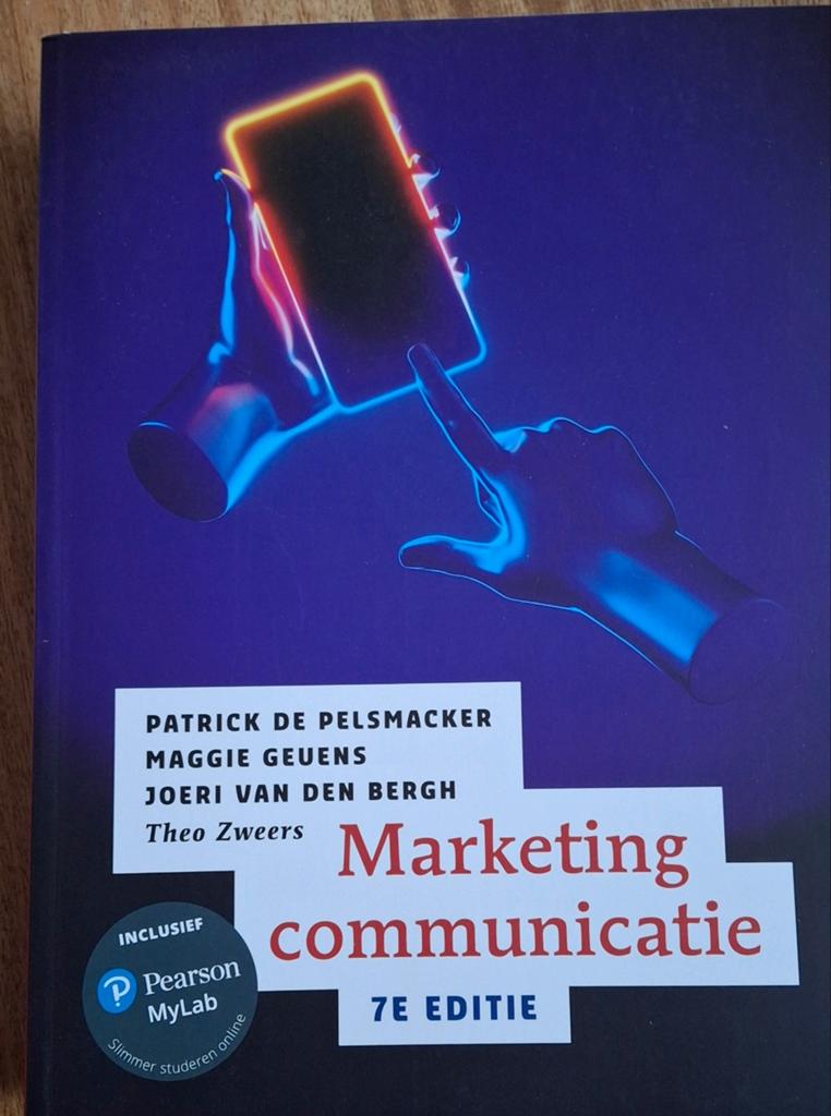 Marketing communicatie 7e editie, Boeken, Ophalen of Verzenden, Management