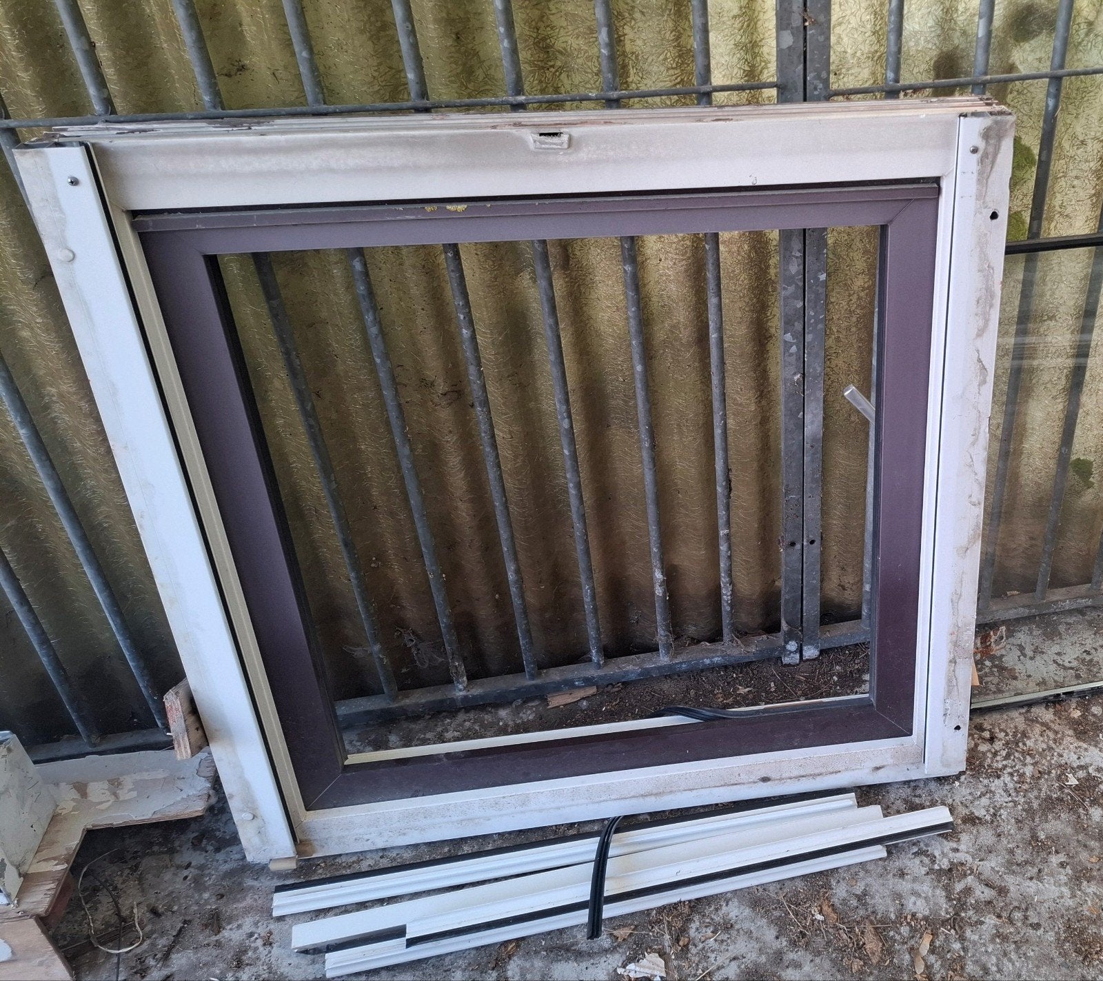 PVC-Raam - dubbel glas, Doe-het-zelf en Bouw, Ophalen, Gevelraam of Ruit, Gebruikt, 80 tot 120 cm