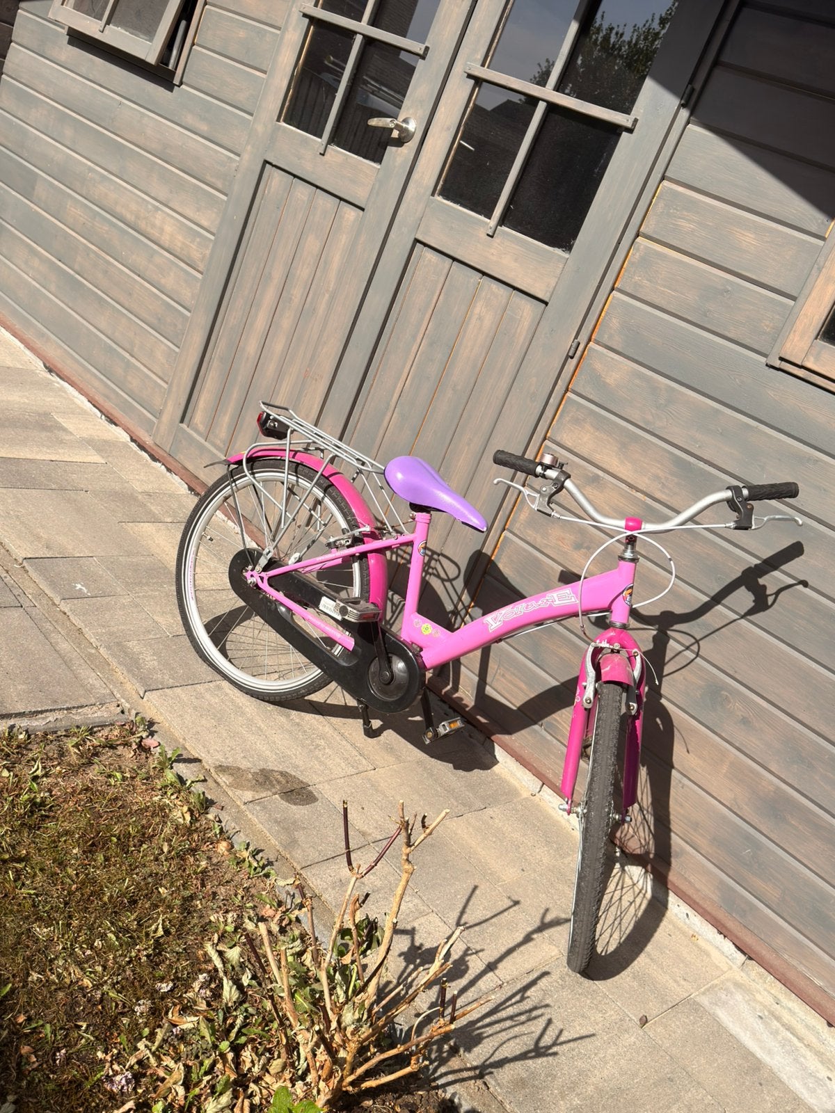 Meisjesfiets, Fietsen en Brommers, Ophalen, Gebruikt, 22 inch