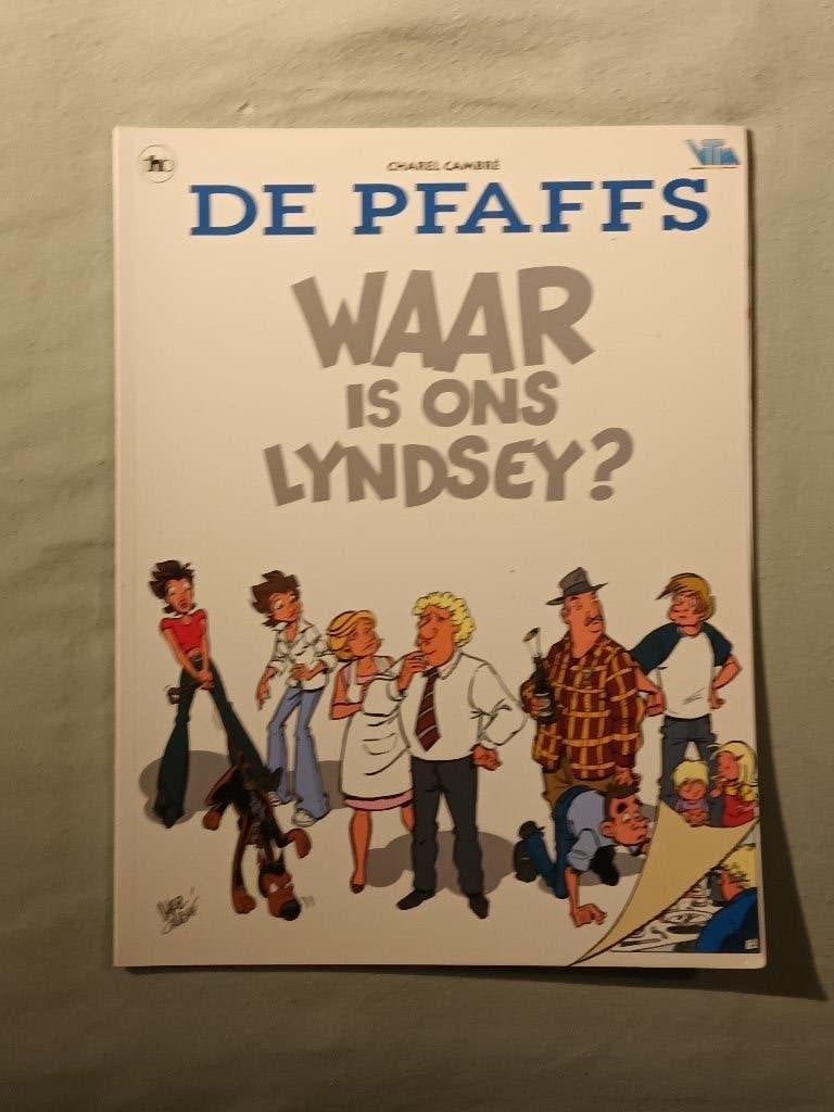 de Pfaffs 1: waar is ons Lyndsey?, Boeken, Eén stripboek, Ophalen of Verzenden, Zo goed als nieuw