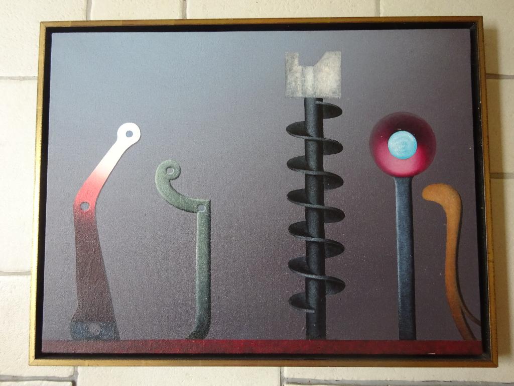 Roger Nellens, olie op doek, 45 x 61 cm, Balade 1990, Antiek en Kunst, Kunst | Schilderijen | Modern, Ophalen of Verzenden