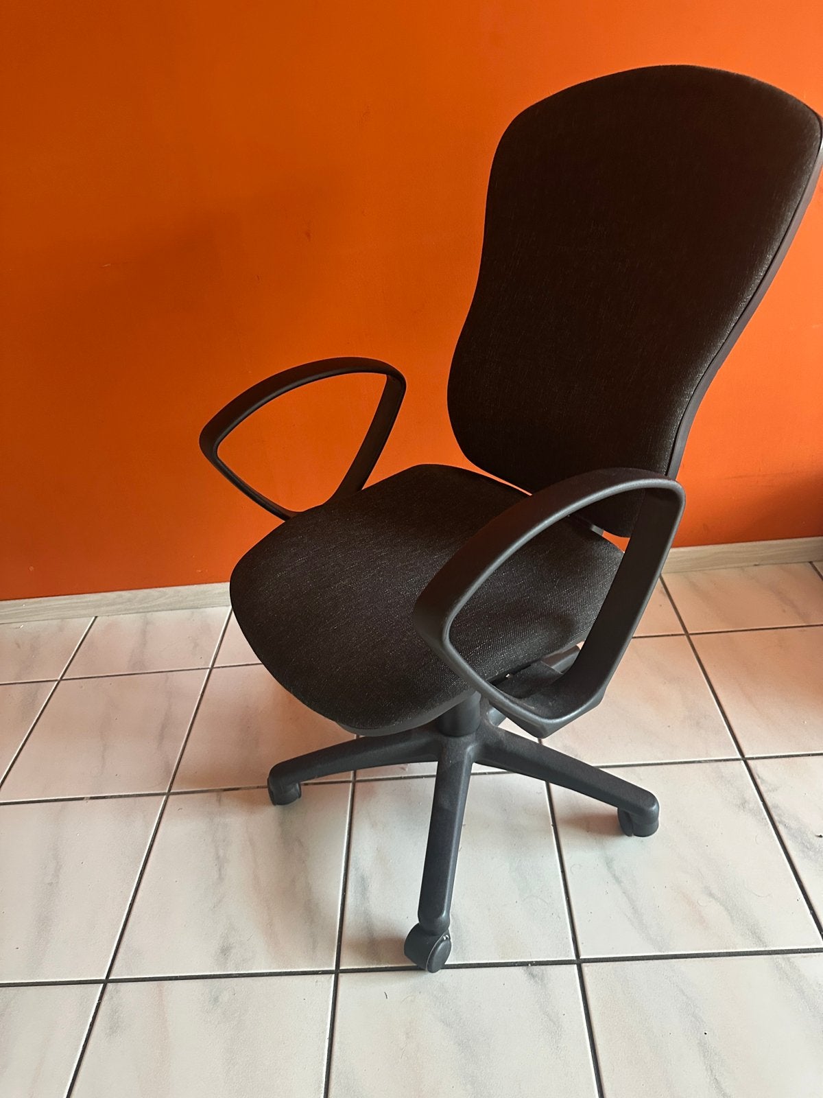 Bureau stoel, Ophalen, Zwart, Zo goed als nieuw, Bureaustoel