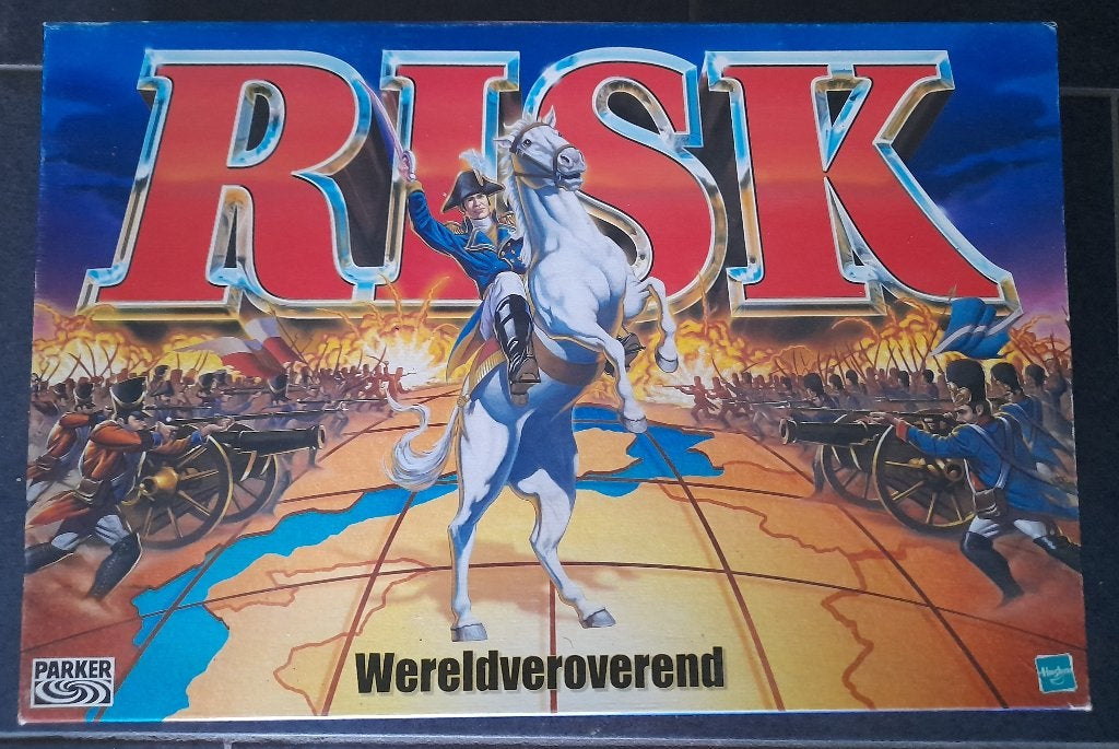 Spel: "RISK", Hobby en Vrije tijd, Gezelschapsspellen | Bordspellen, Een of twee spelers, Ophalen of Verzenden, Zo goed als nieuw