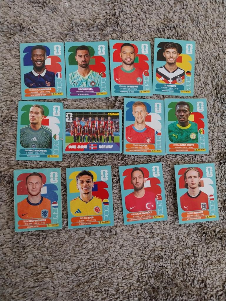 Voetbalkaarten panini 2026, Ophalen, Zo goed als nieuw, Meerdere plaatjes