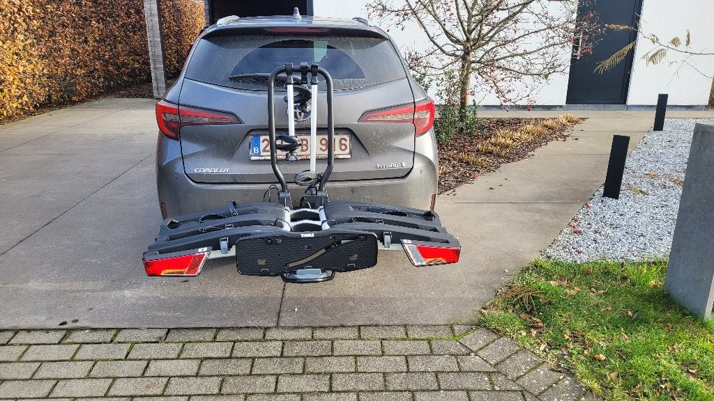 Fietsendrager op trekhaak te huur (ook elektrische), Support d'attelage, 3 vélos ou plus, Comme neuf, Vélo électrique
