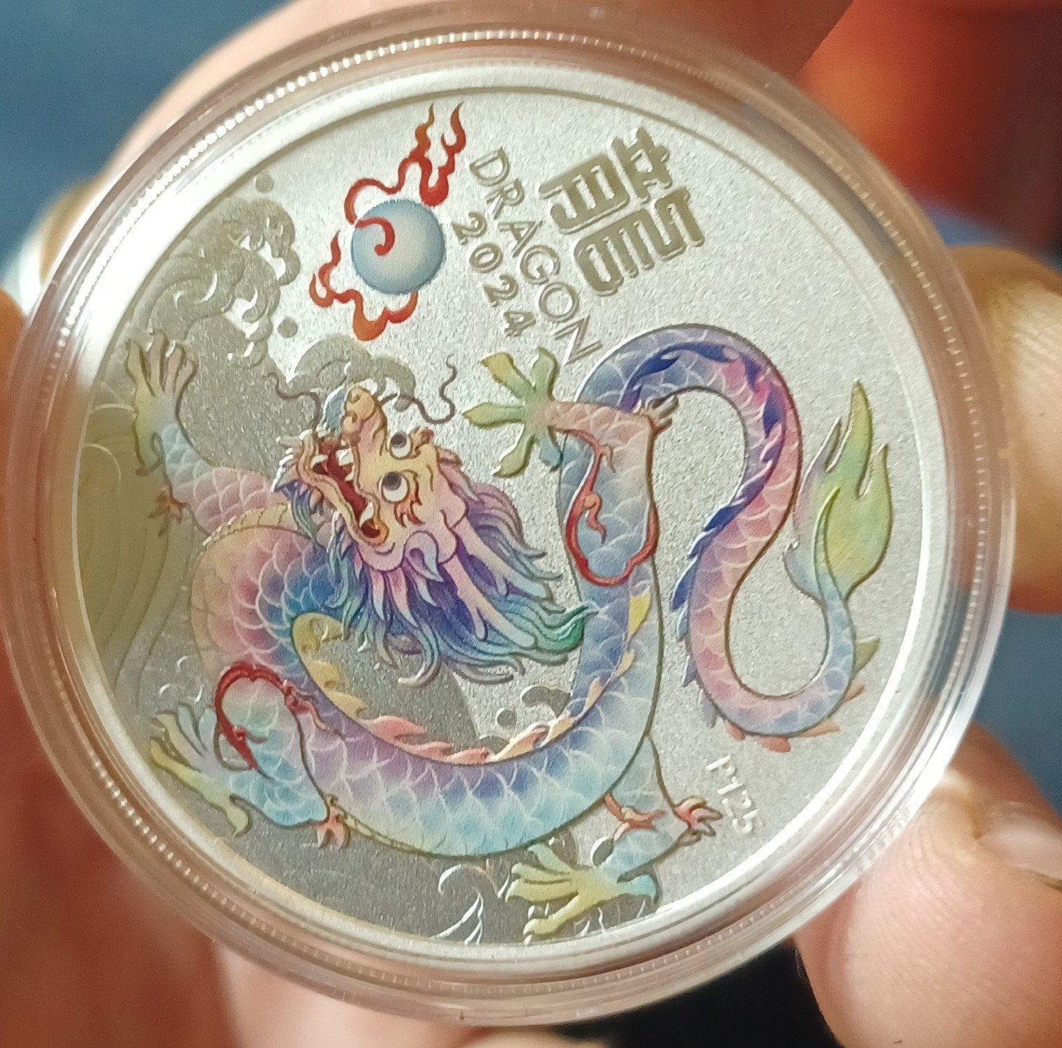 Zeldzaam! Zilveren Munt ! Puur zilver 999.9%, Ophalen, Losse munt, Zilver