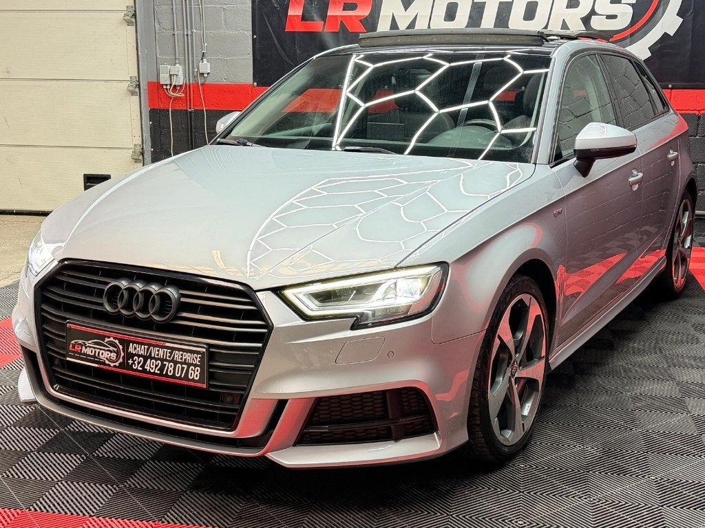 **Audi A3 S-line //Full option//Toit panoramique//Garantie**, Argent ou Gris, Achat, Euro 6, Entreprise