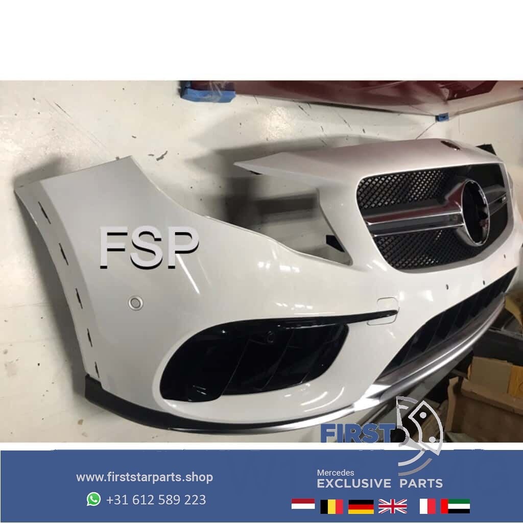 W156 GLA Facelift 45 AMG Voorbumper GLA45 BUMPER compleet zw, Utilisé, -, Avant, -
