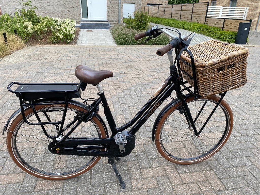 Gazelle Miss Grace E-bike zwart, Ophalen, Gebruikt, Velgrem, Versnellingen
