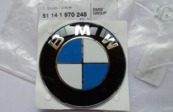 BMW embleem achterklep logo zwart blauw wit chrome nieuw BMW, -, -, Nieuw, Ophalen of Verzenden