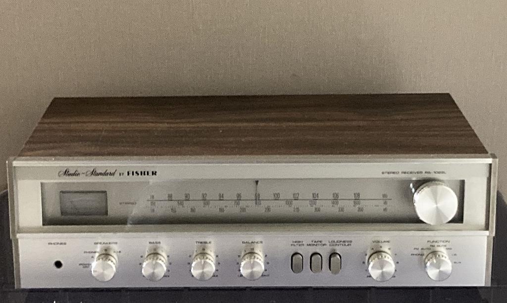 Vintage Fisher RS-1022L Stereo Receiver - Silverface, Audio, Tv en Foto, Versterkers en Ontvangers, Overige merken, Ophalen of Verzenden