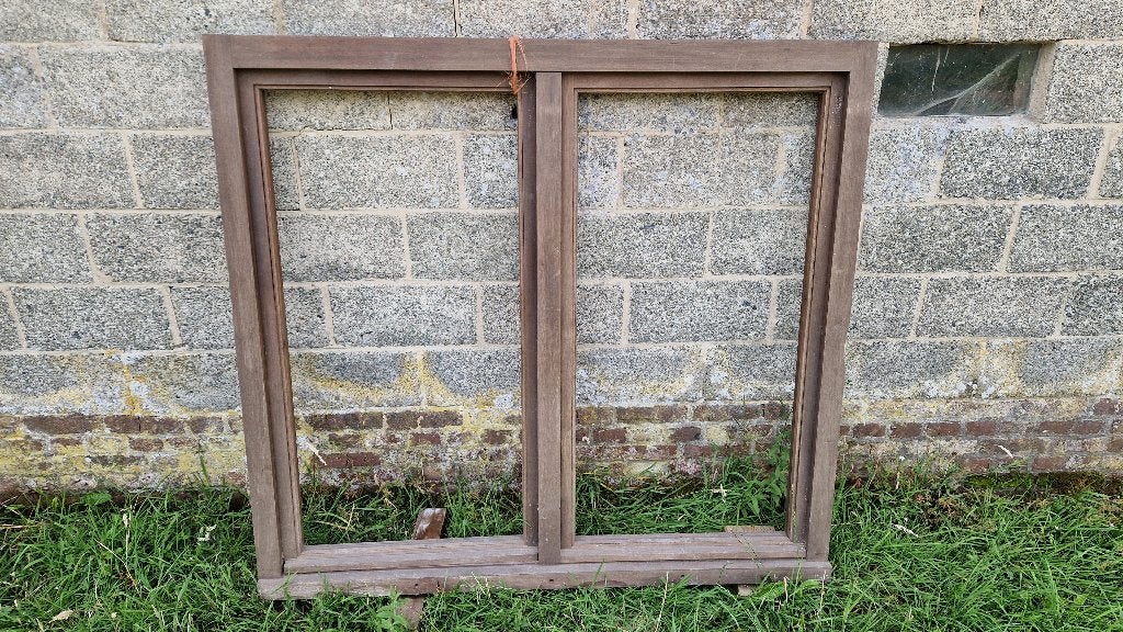 Raamkader meranti 155cm, 75 à 150 cm, Enlèvement, Bois, 150 à 225 cm
