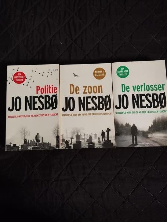 Set van drie thrillers van Jo Nesbo, Enlèvement ou Envoi