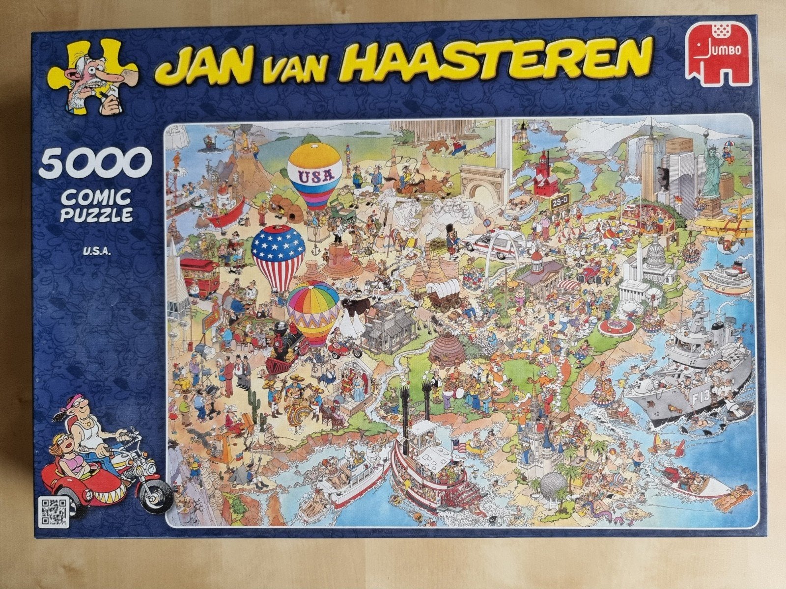 Jan van haasteren 5000st, Ophalen