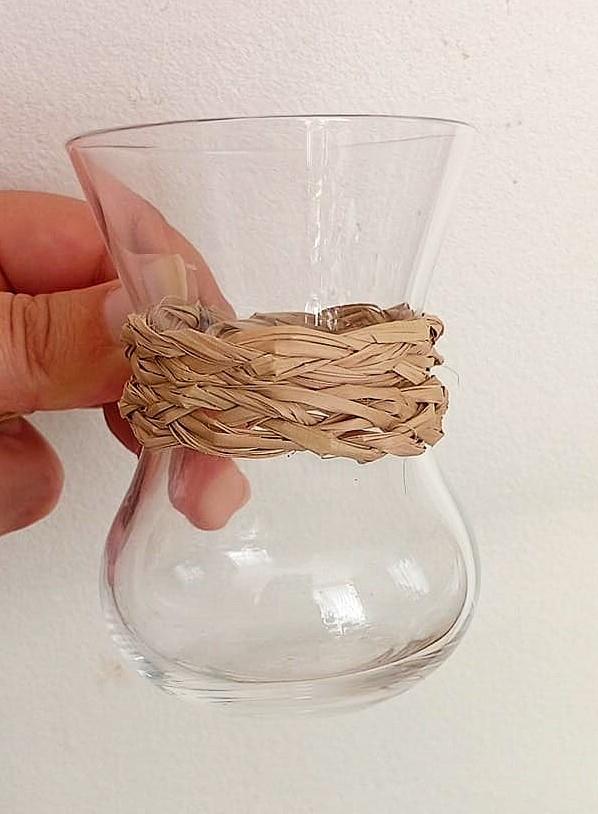 6 petits verres / minis vases, Enlèvement, Comme neuf, Verre, Verre ou Verres