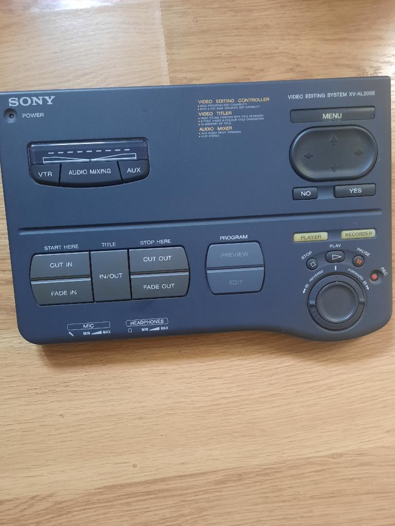Sony XV-AL200E Video Editing Controller, TV, Hi-fi & Vidéo, Caméscopes numériques, Enlèvement ou Envoi, Caméra, Autres types, Utilisé