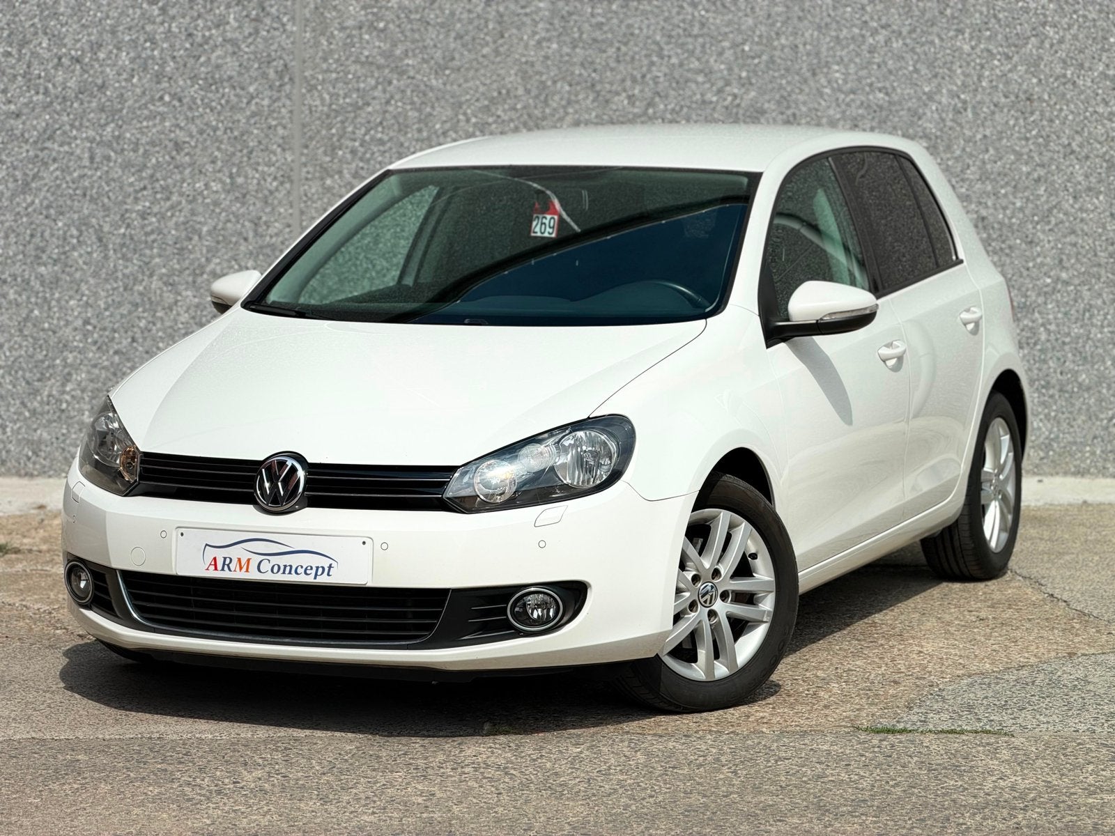 Vw golf 6 1.4 TSI Highline 08/2011 GARANTIE 12 mois, Auto's, Volkswagen, Euro 5, Zwart, Alcantara, Wit