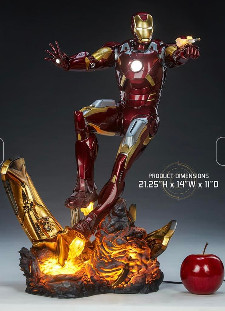 Iron Man Mark VII Sideshow, Hobby en Vrije tijd, Ophalen, Nieuw