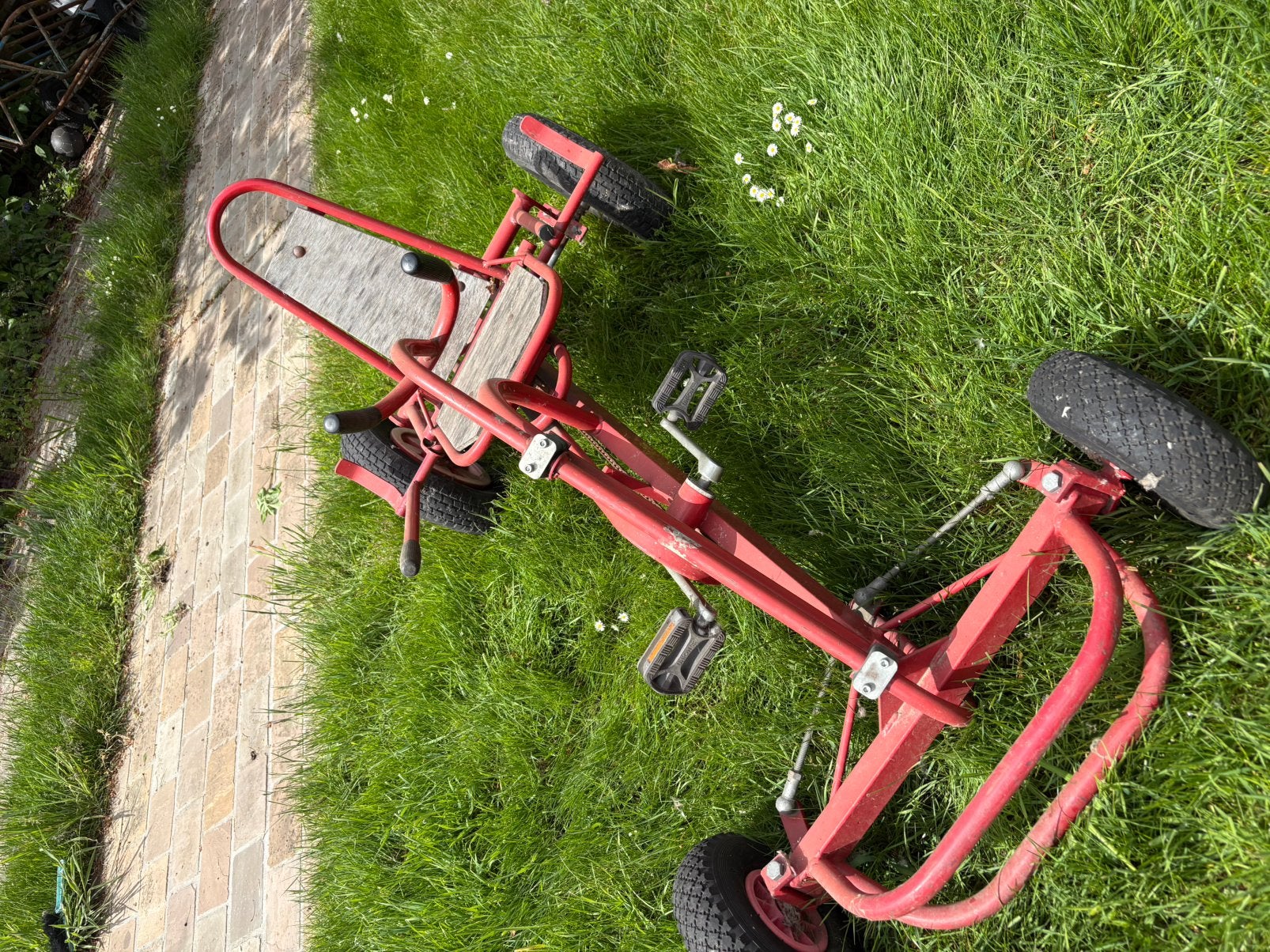 Gocart Berg rood, Kinderen en Baby's, Ophalen, Zo goed als nieuw, Berg