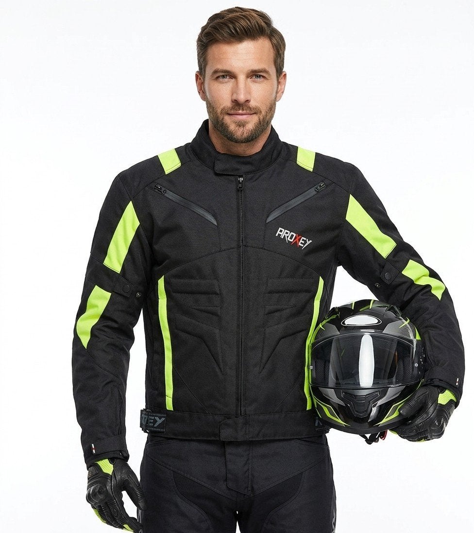 veste de Moto textile cordura 600D neuf CE protecteurs, Envoi, Neuf, avec ticket, Manteau | tissu