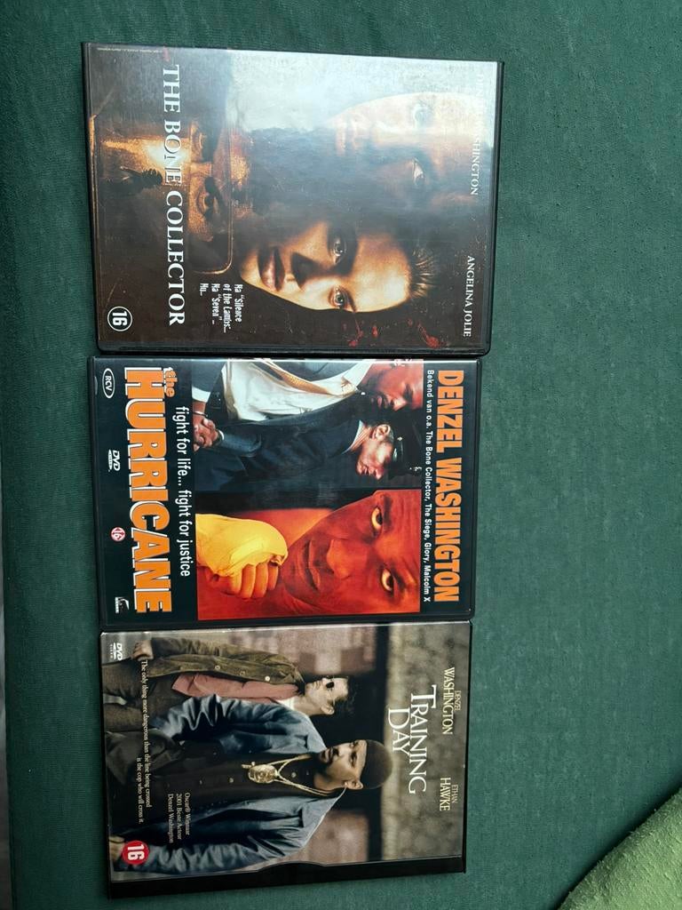 Denzel Washington 3 dvds, Cd's en Dvd's, Dvd's | Avontuur, Ophalen of Verzenden, Zo goed als nieuw