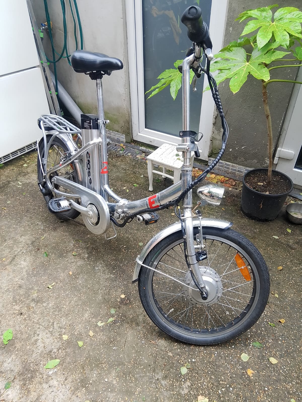 Cross E-Folding plooifiets Volledig orde Nieuwe batterij 14, Fietsen en Brommers, Ophalen, Zo goed als nieuw, Overige merken, Versnellingen