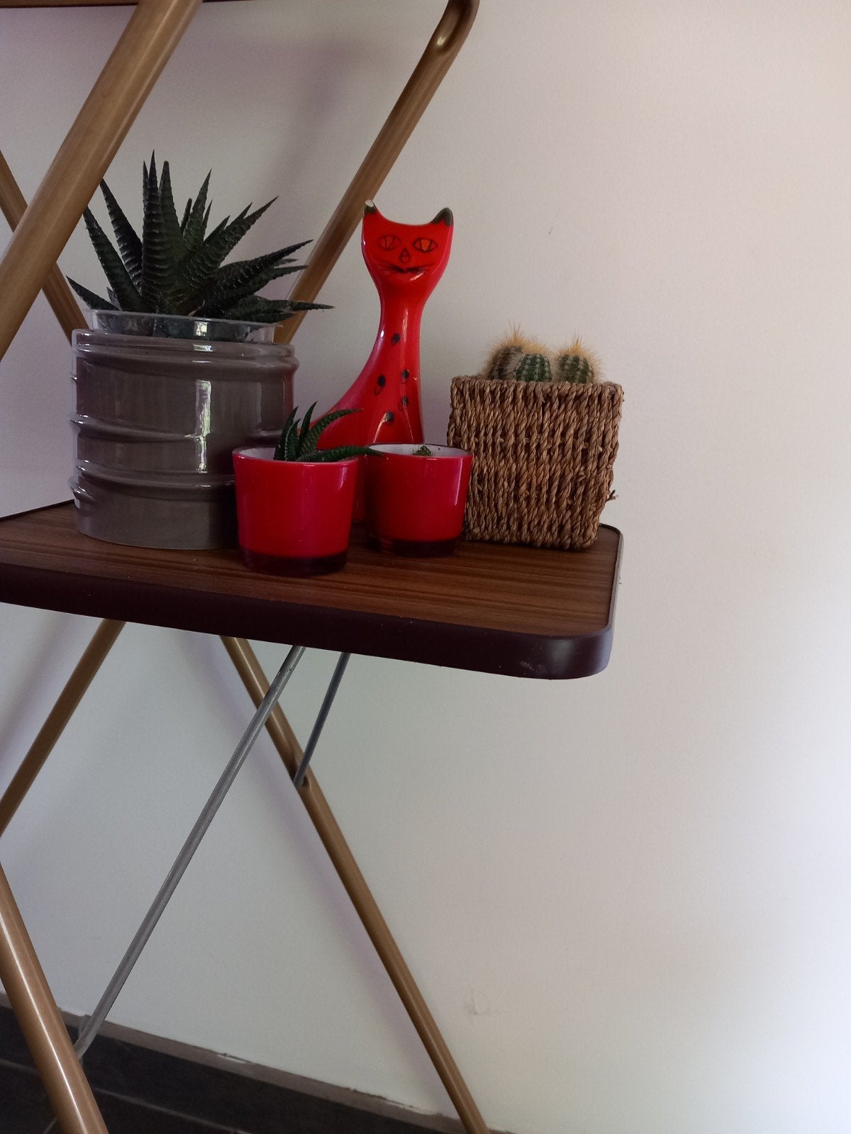 Projectietafel / bijzettafel -> 35€, Ophalen, Zo goed als nieuw, Vintage