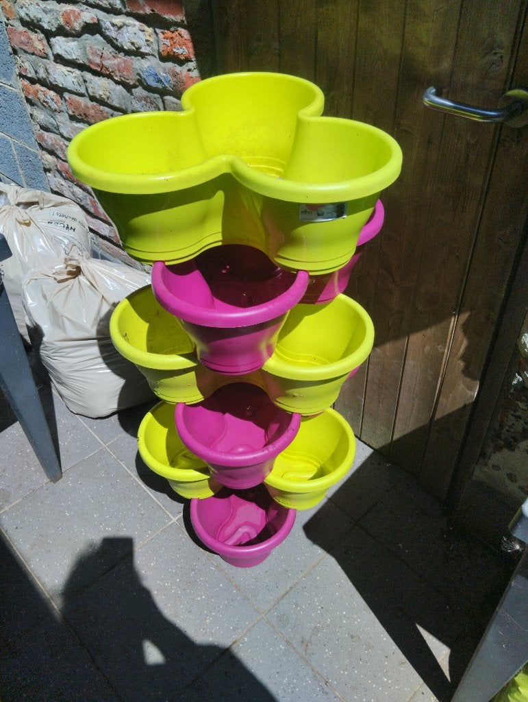 Pot empilable, Enlèvement, Utilisé
