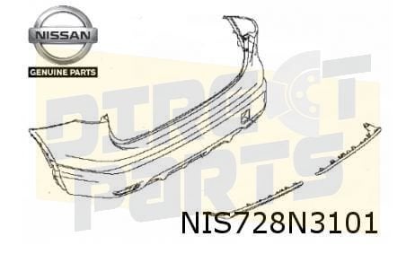 Nissan Qashqai (6/17-5/21) achterbumper (bij zwarte wielkuip, -, Verzenden, -, Nieuw