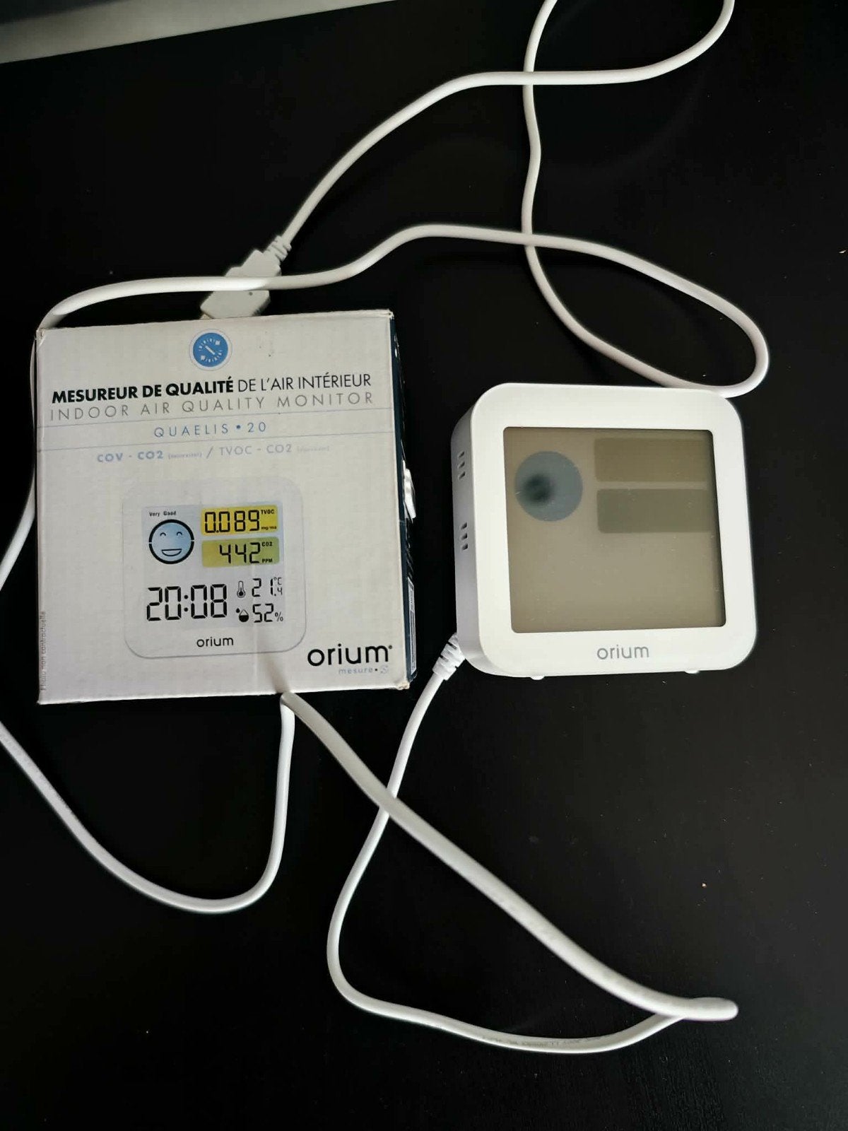 Compteur de qualité de l'air, Enlèvement ou Envoi