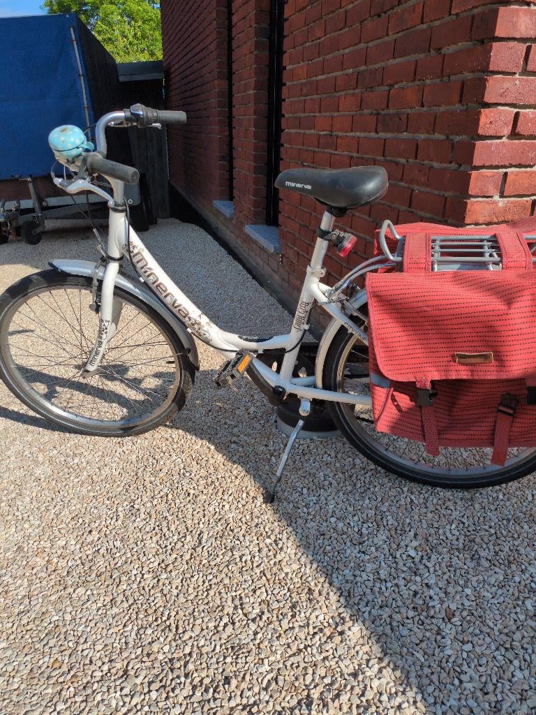 Meisjesfiets, Fietsen en Brommers, Ophalen, 20 inch of meer, Gebruikt, Velgrem