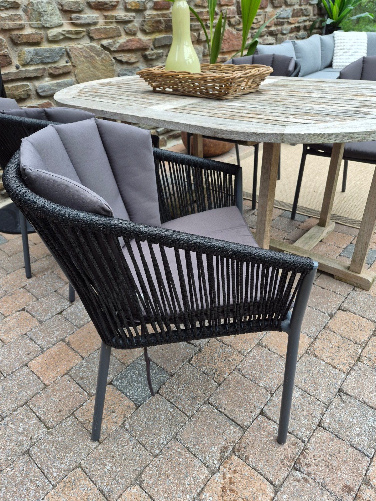 6 chaises de terrasse