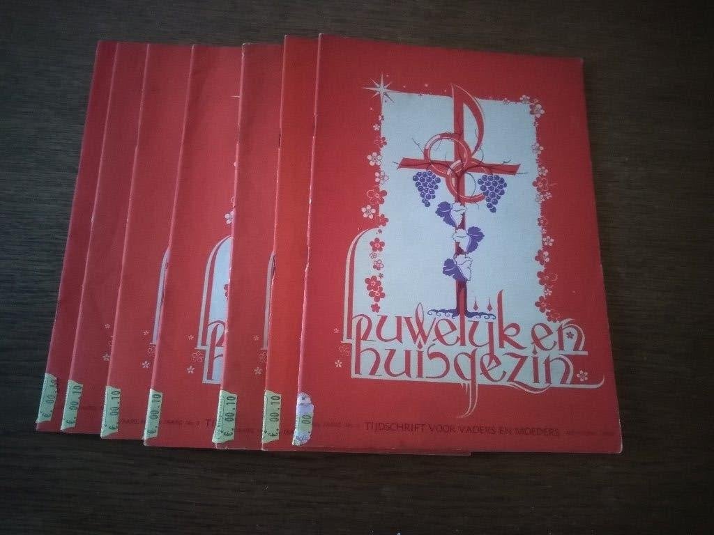 7 x Oude Tijdschriften Huwelijk en Huisgezin  - Jaren '50, Ophalen, Zo goed als nieuw