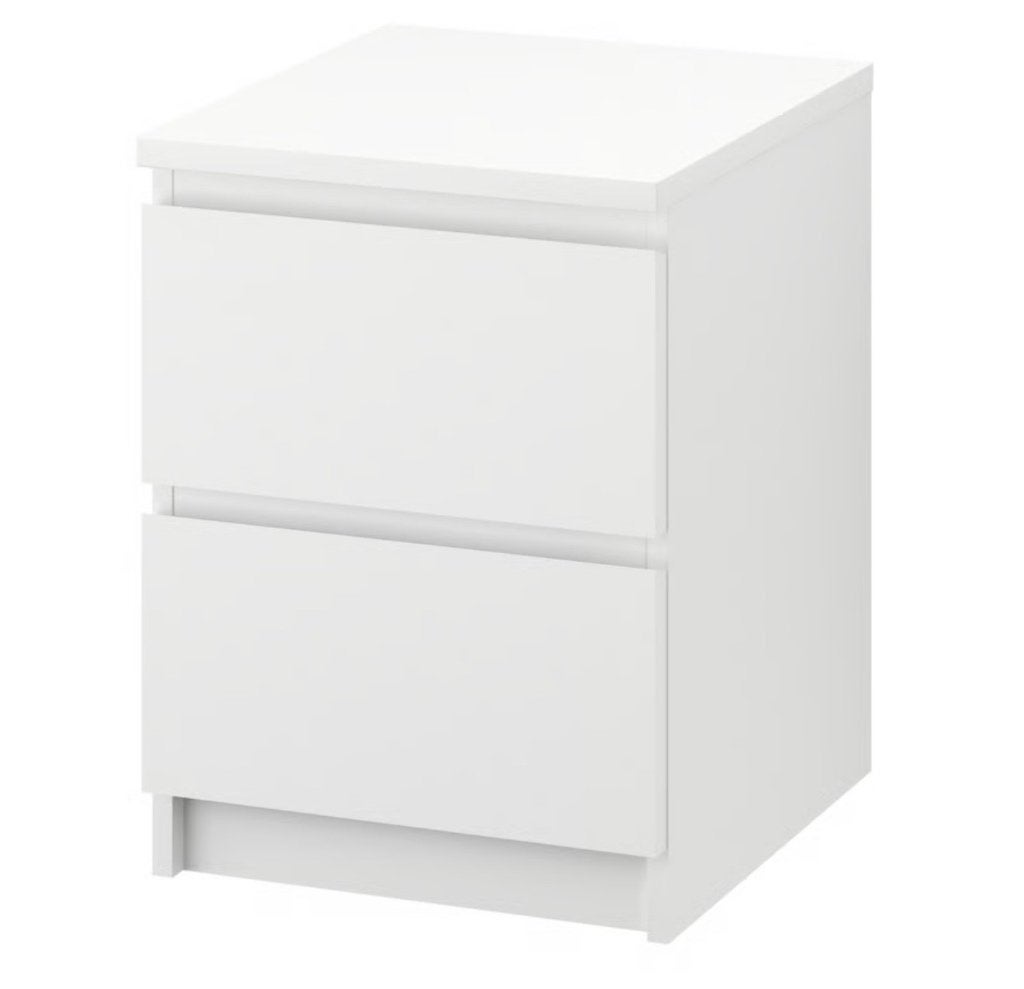 2 IKEA MALM side beds, Enlèvement ou Envoi, Moins de 55 cm, Comme neuf, Moins de 45 cm