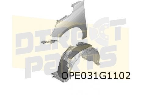 Opel Corsa (9/19-) voorscherm Rechts Origineel! 9829283180, Auto-onderdelen, -, -, Opel, Nieuw