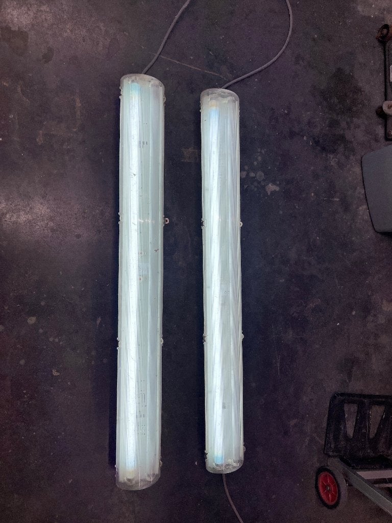 TL lampen, Doe-het-zelf en Bouw, Ophalen, Gebruikt, 50 tot 200 watt, Lamp met armatuur